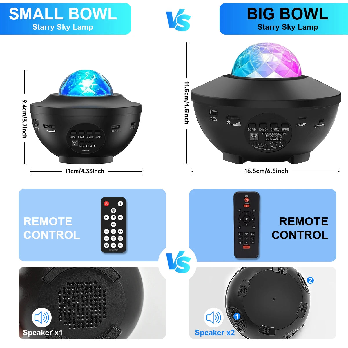 Star Galaxy Light Projector