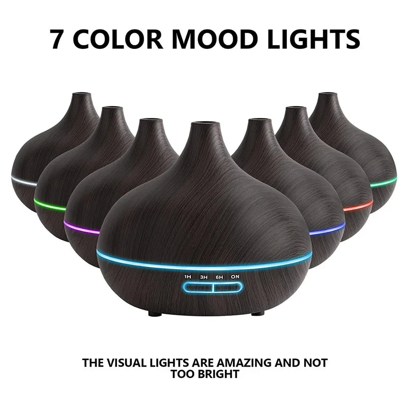 Aroma Diffuser with 7 Color LED Lights & Remote Control