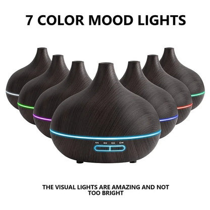 Aroma Diffuser with 7 Color LED Lights & Remote Control