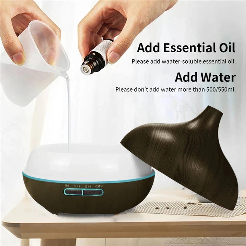 Aroma Diffuser with 7 Color LED Lights & Remote Control